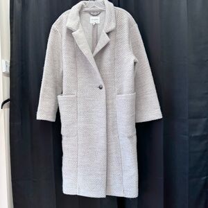 Banana Republic Textured Gray Trench Coat
